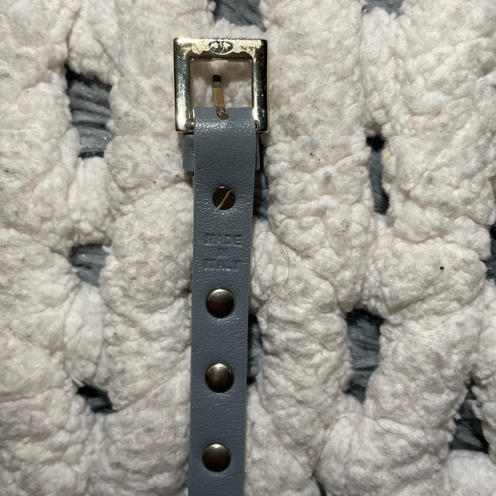Never Worn Gray Valentino Studded Leather Bracelet 🐘 - Picture 4 of 7